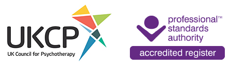 UKCP and Professional Standards Authority accredited register logo